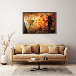 Prehistoric Cave Art Poster: Indigenous Heritage Design