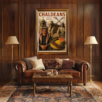 Chaldeans Babylon Culture Historic Food Travel Poster