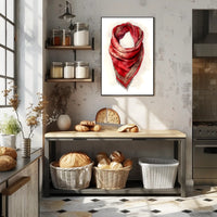 The Art of the Scarf Decorative Wall Art Print