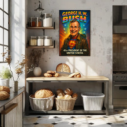 George H. W. Bush 41st President Poster