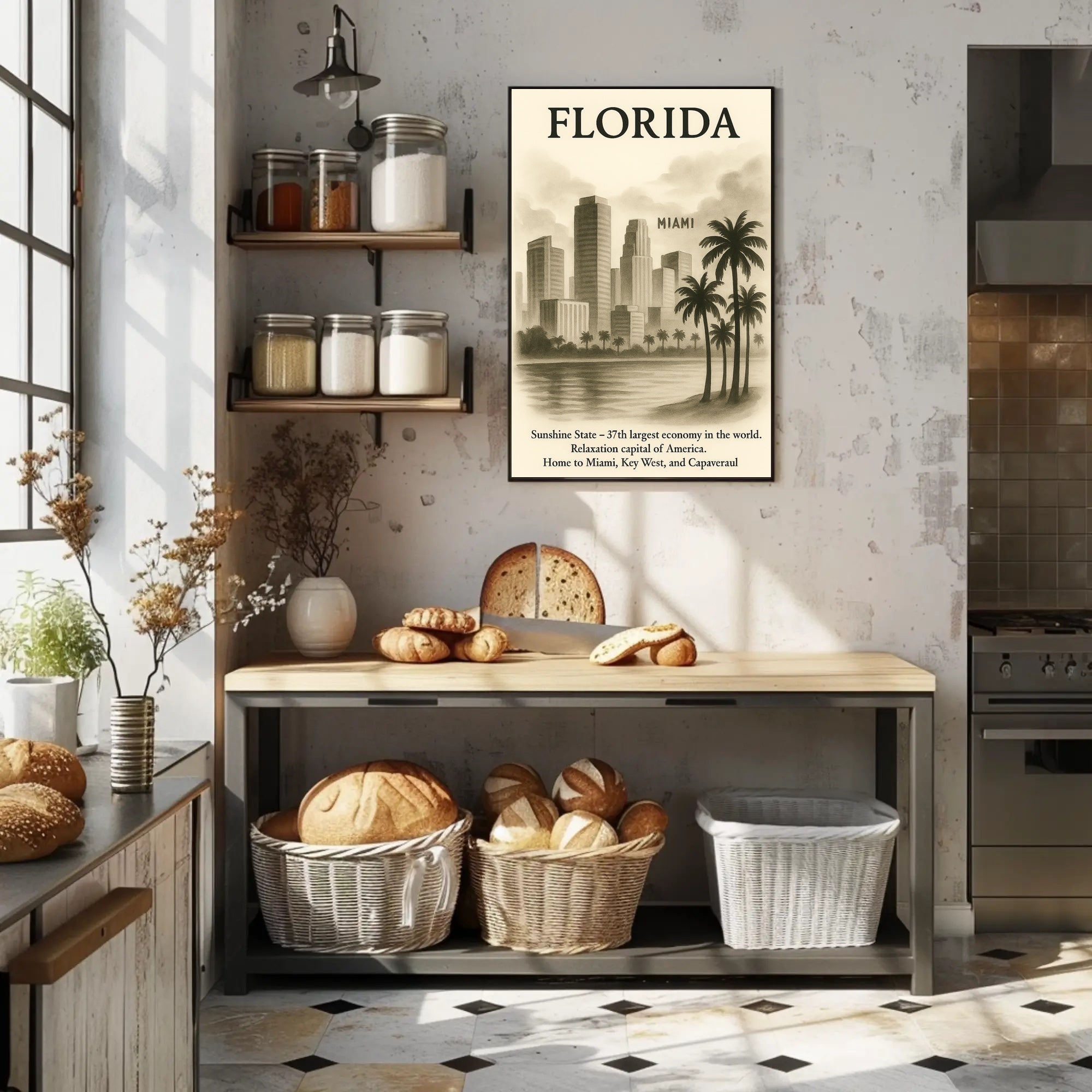 Florida The Sunshine State Poster PosterGoat