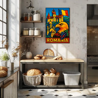Romania A Vibrant Tribute Poster