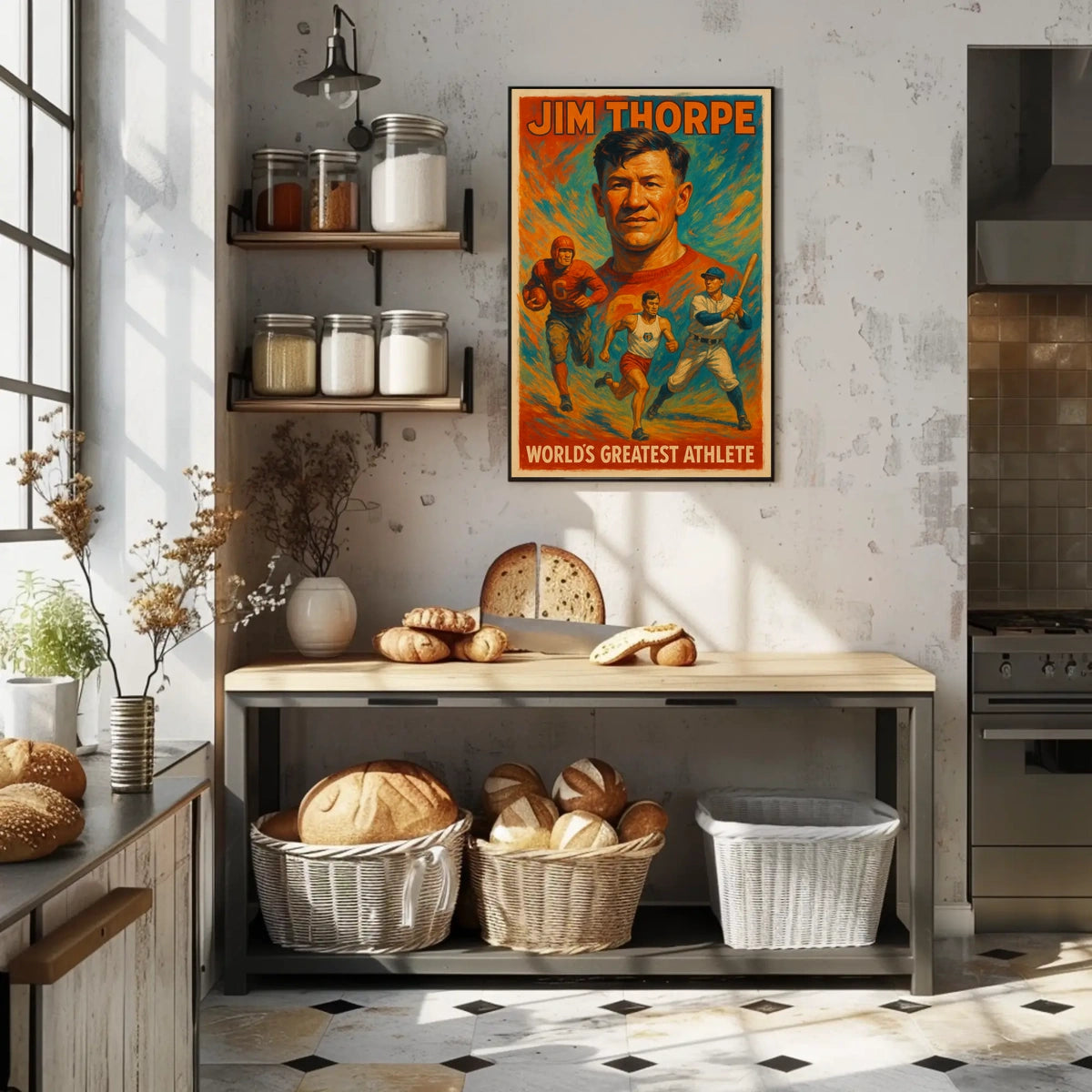 Celebrating Jim Thorpe A Tribute to a Sports Icon Poster