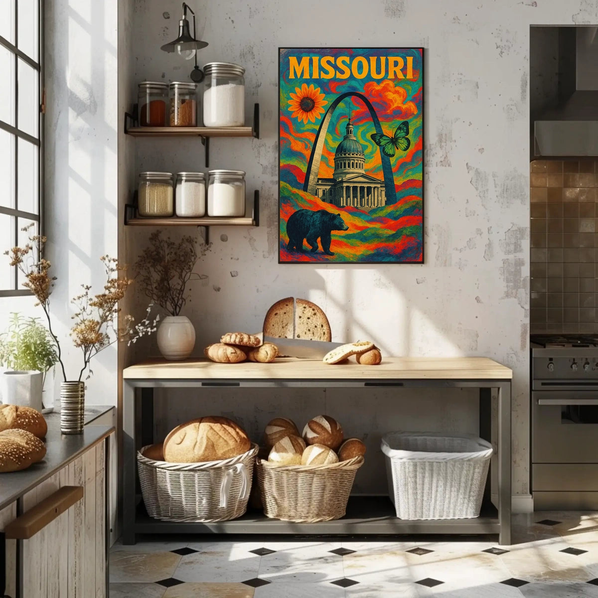 Missouri A Vibrant Tribute Poster