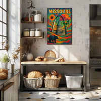 Missouri A Vibrant Tribute Poster