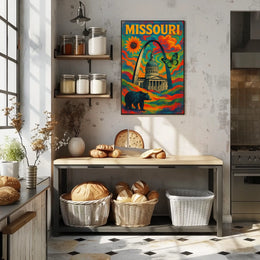 Missouri A Vibrant Tribute Poster