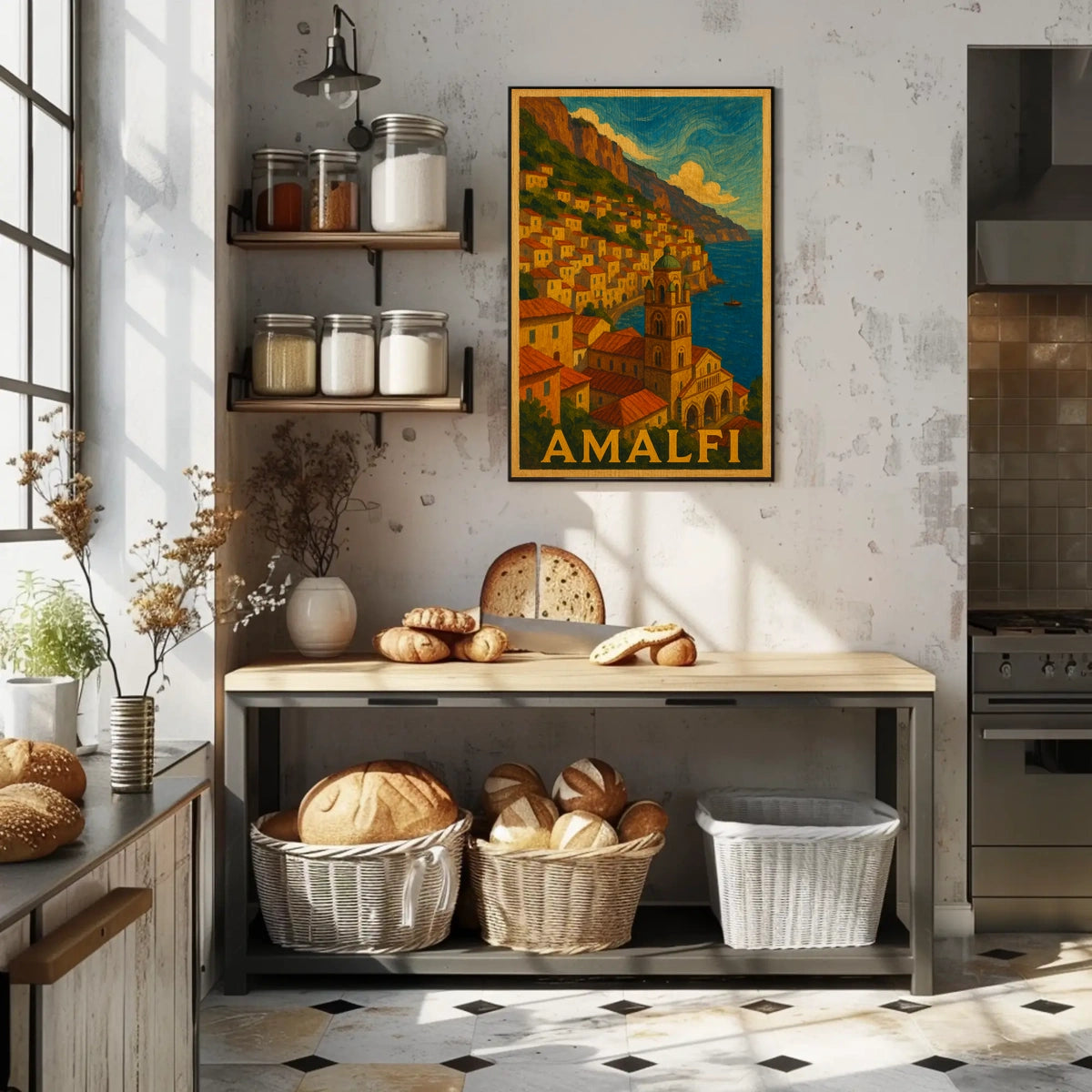 Amalfi Coast Scenic Beauty Poster