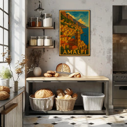 Amalfi Coast Scenic Beauty Poster