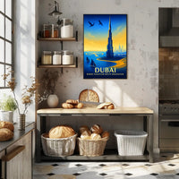 Dubai Where Tradition Meets Innovation Poster PosterGoat