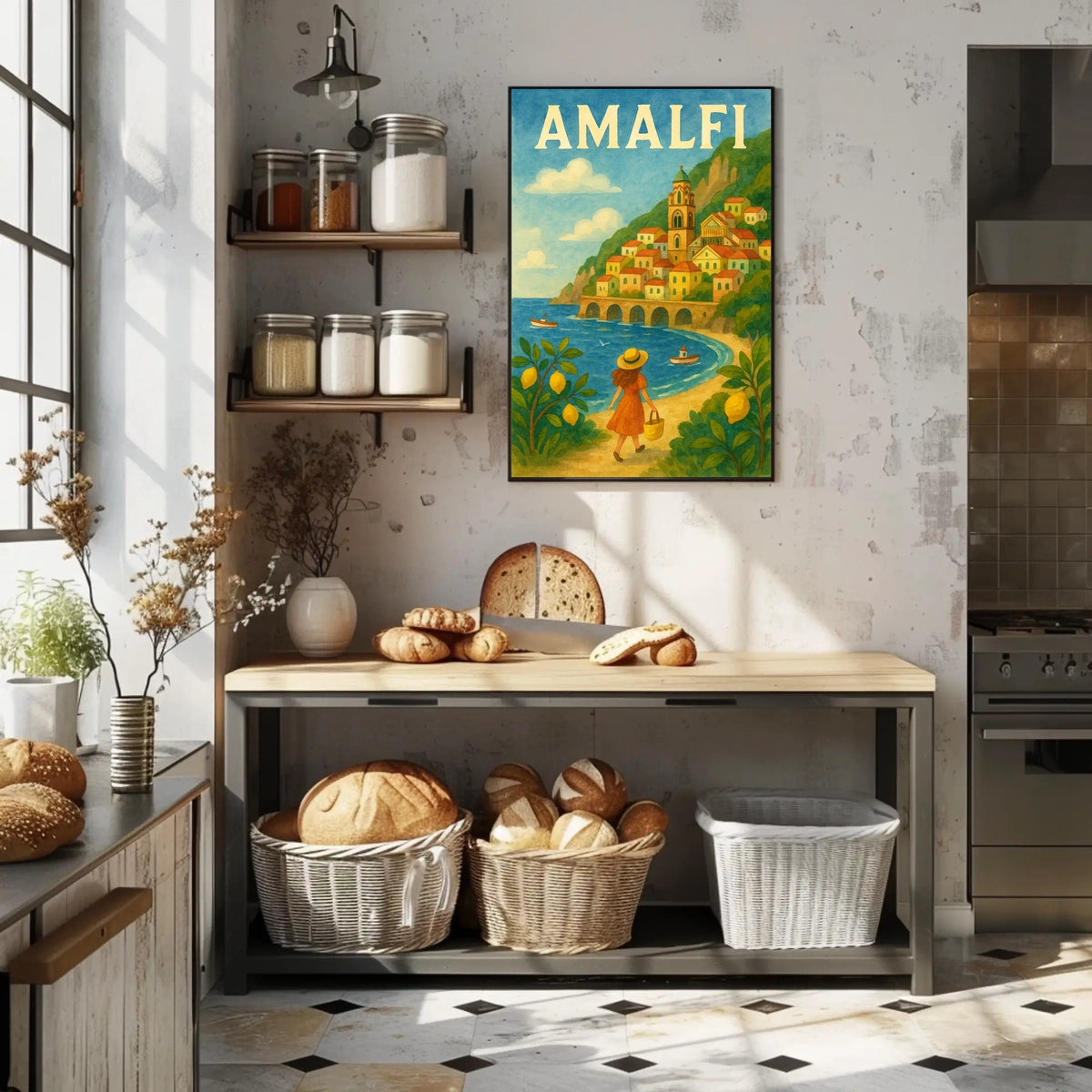 Amalfi Coast Dream Poster