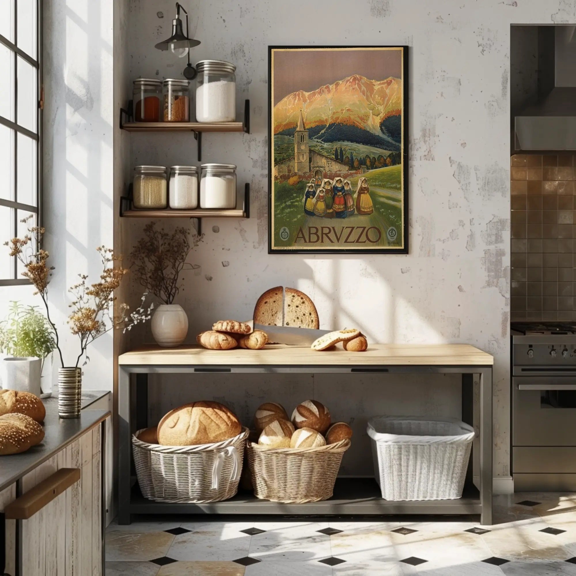 Abruzzo Scenic Art Print Poster for Home Decor and Travel Enthusiasts PosterGoat