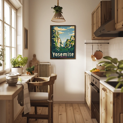 Vintage Poster Yosemite National Park
