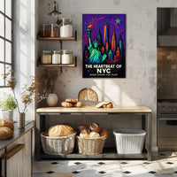 The Heartbeat Of Nyc Poster