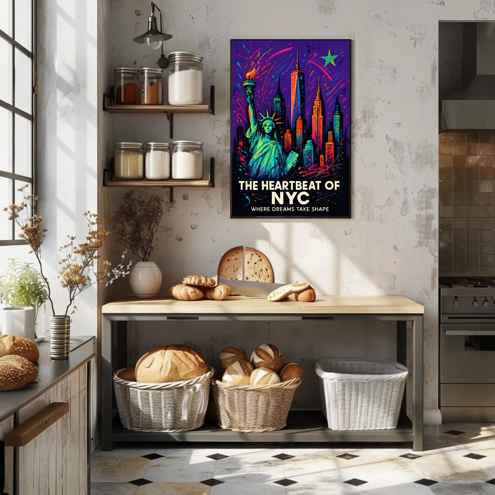 The Heartbeat Of Nyc Poster
