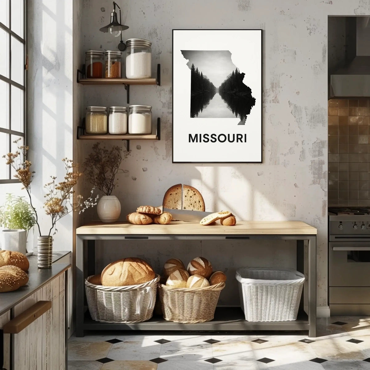 Missouri Landscape Art Poster