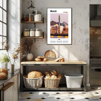 Muscat's Blend of Tradition and Modernity Poster PosterGoat