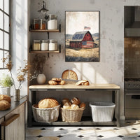 rustic barn Poster