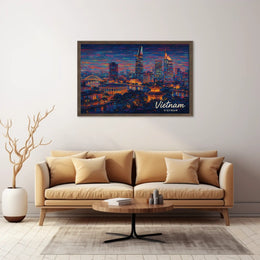 Vietnam Skyline Poster