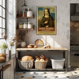 Saint Isabel Of France Poster