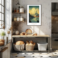 Saigon Skyline Poster PosterGoat