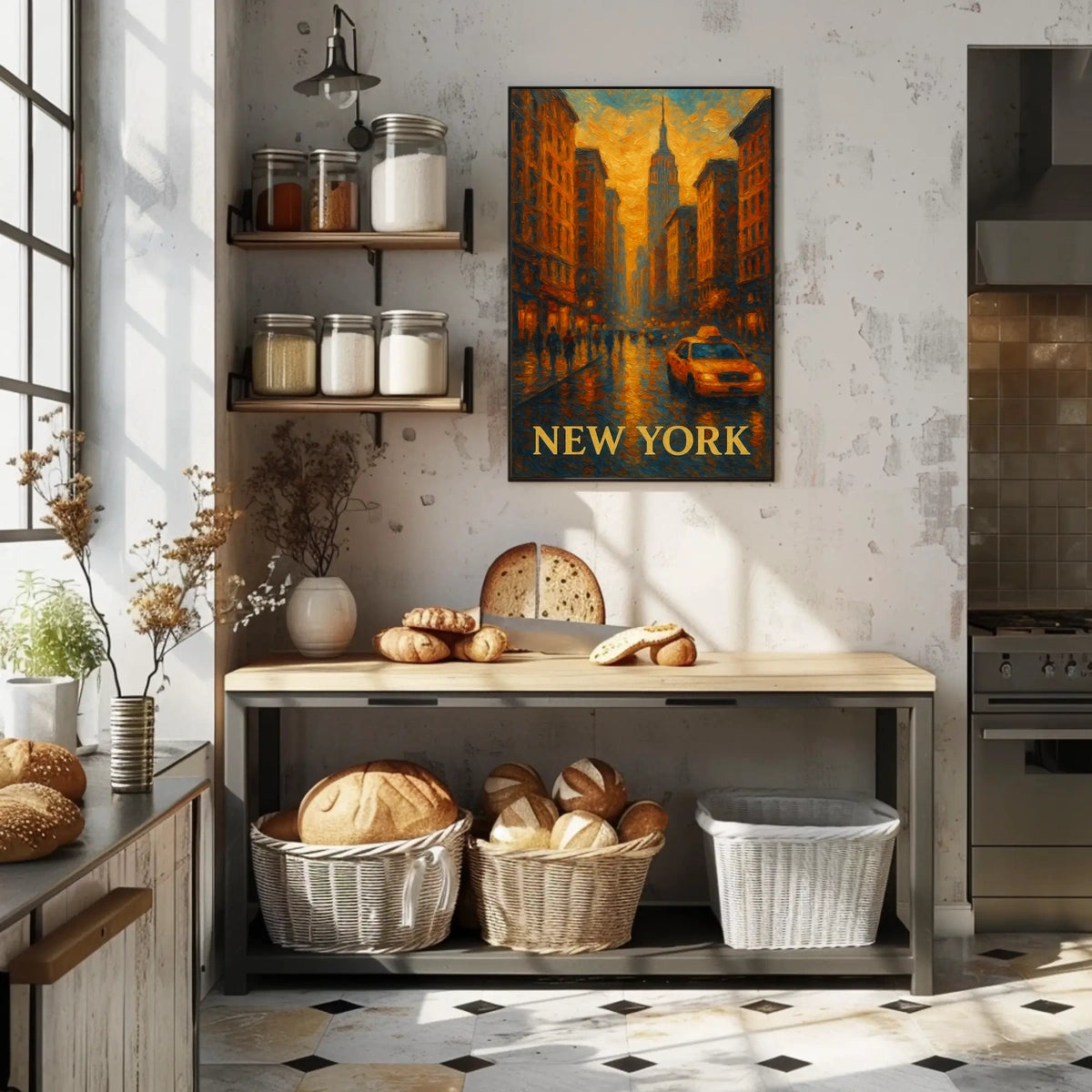 New York Cityscape Poster