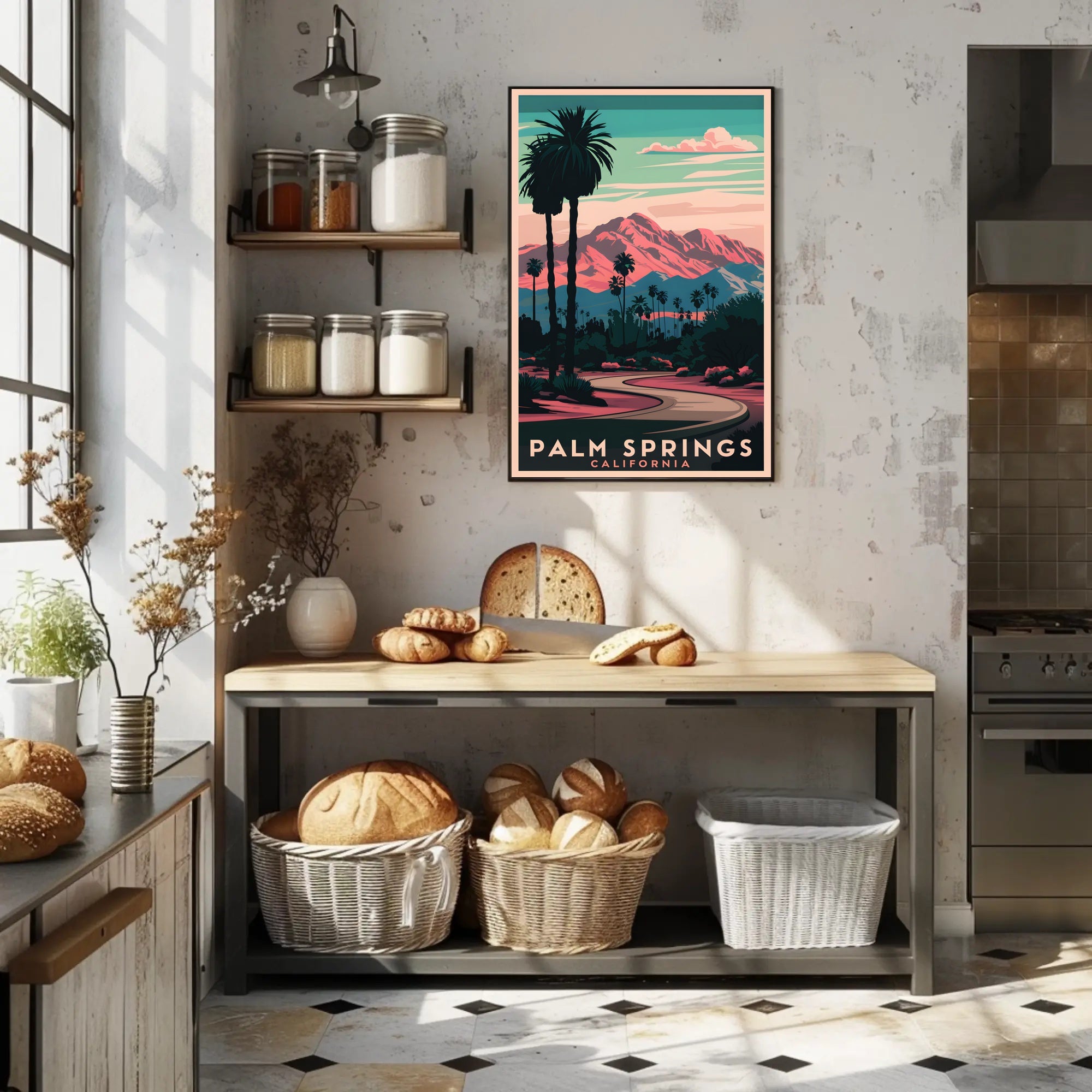 Palm Springs Scenic Poster