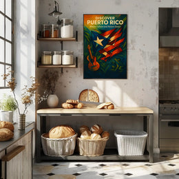 Discover Puerto Rico's Vibrant Culture and Nature Travel Poster