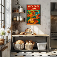 Hot Cocoa Café At The North Pole Poster