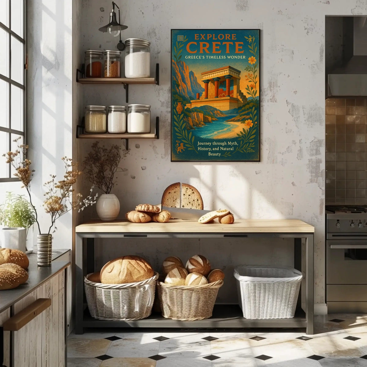 Explore Crete Greeces Timeless Wonder Poster