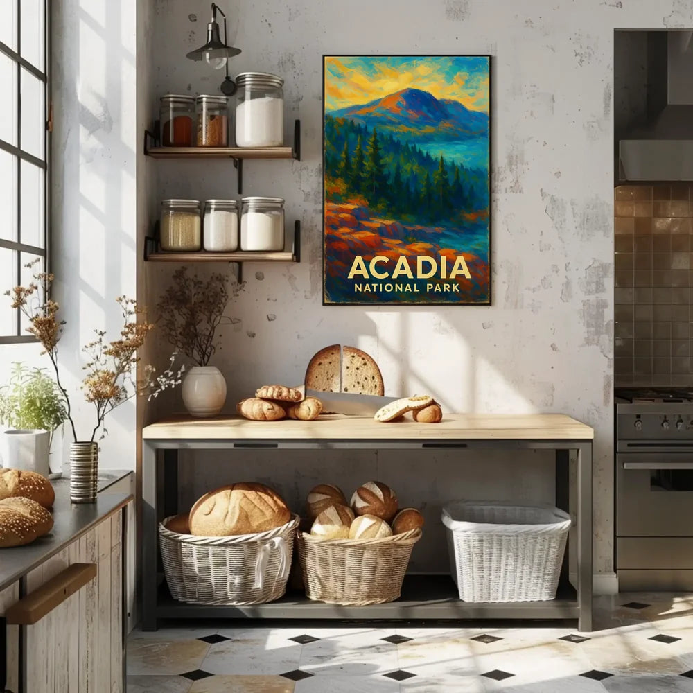 Abstract Acadia Poster Museum Quality Print For Home Decor