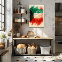 Abstract Flag Art Poster