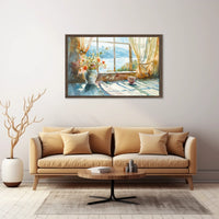 Morning Serenity by the Window Poster