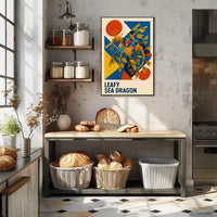 Leafy Sea Dragon Marine Life Art Poster