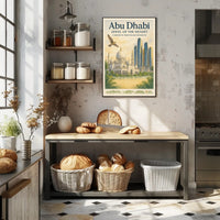 Abu Dhabi Elegance: Heritage and Futurism Travel Poster