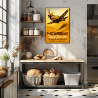 Gypsy Rose Lee P-40 Warhawk Poster PosterGoat