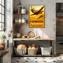 Gypsy Rose Lee P-40 Warhawk Poster PosterGoat