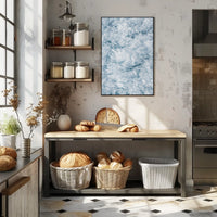 Layered Ice Formations Abstract or Artistic Poster