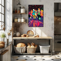 Retro Roller Disco Poster