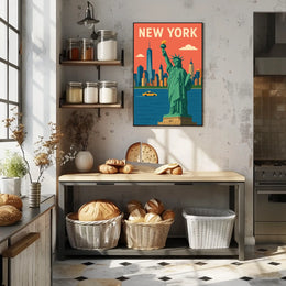 New York City Skyline Poster