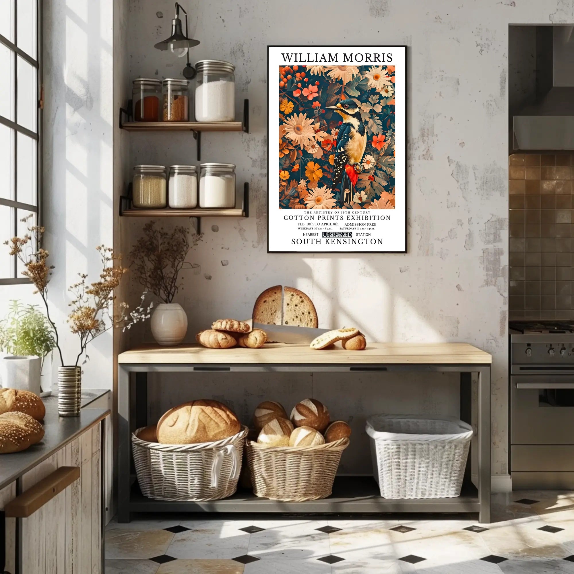 19th Century Cotton Prints Artistry Artistic Poster