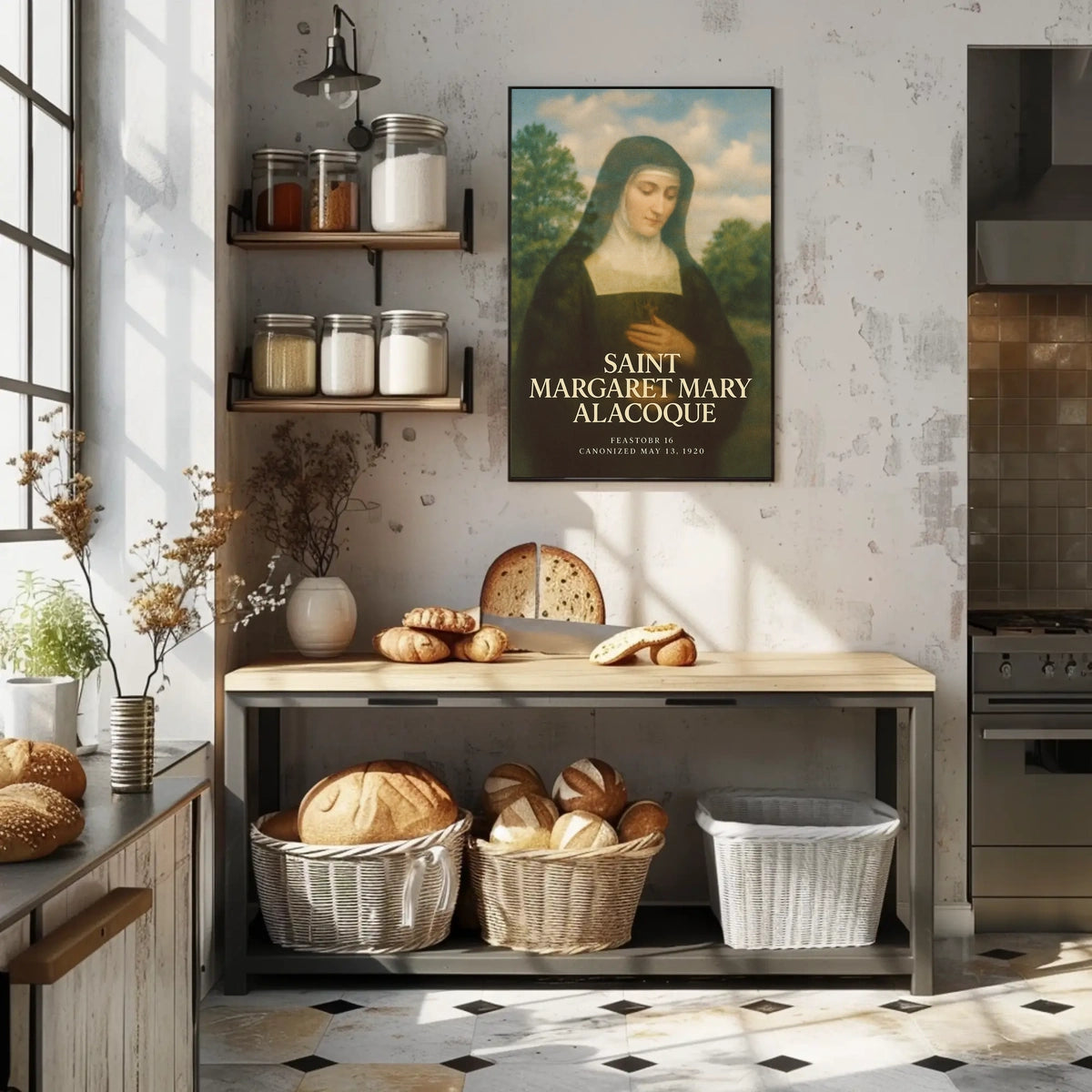 Saint Margaret Mary Alacoque Poster