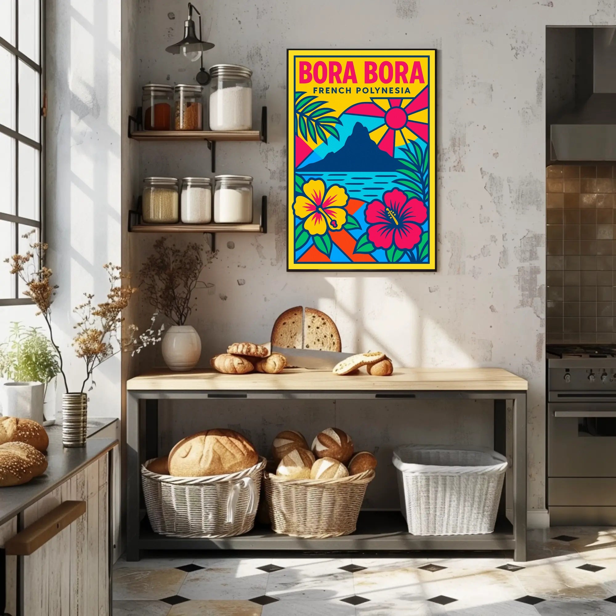 Bora Bora French Polynesia Poster PosterGoat
