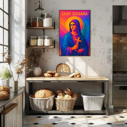 Saint Susanna Illustration Poster