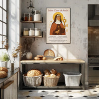 Saint Clare of Assisi Poster PosterGoat