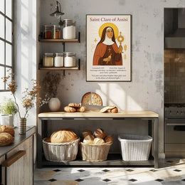 Saint Clare of Assisi Poster PosterGoat