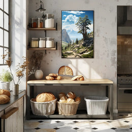 Great Basin Scenic Travel Poster Vintage Wall Art