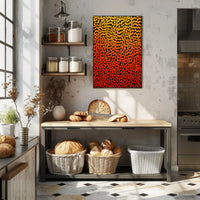 Vibrant Dots Abstract Poster Wall Art Print