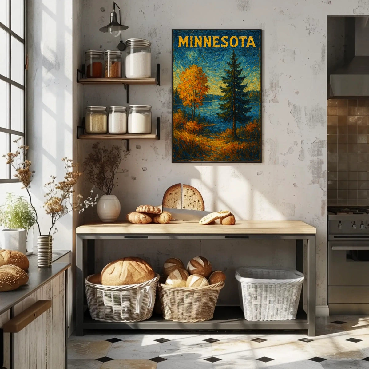 Minnesota Autumn Landscape Poster
