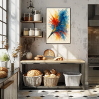 Colorful Brushstroke Explosion Poster