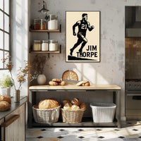 Jim Thorpe Legendary Athlete Poster